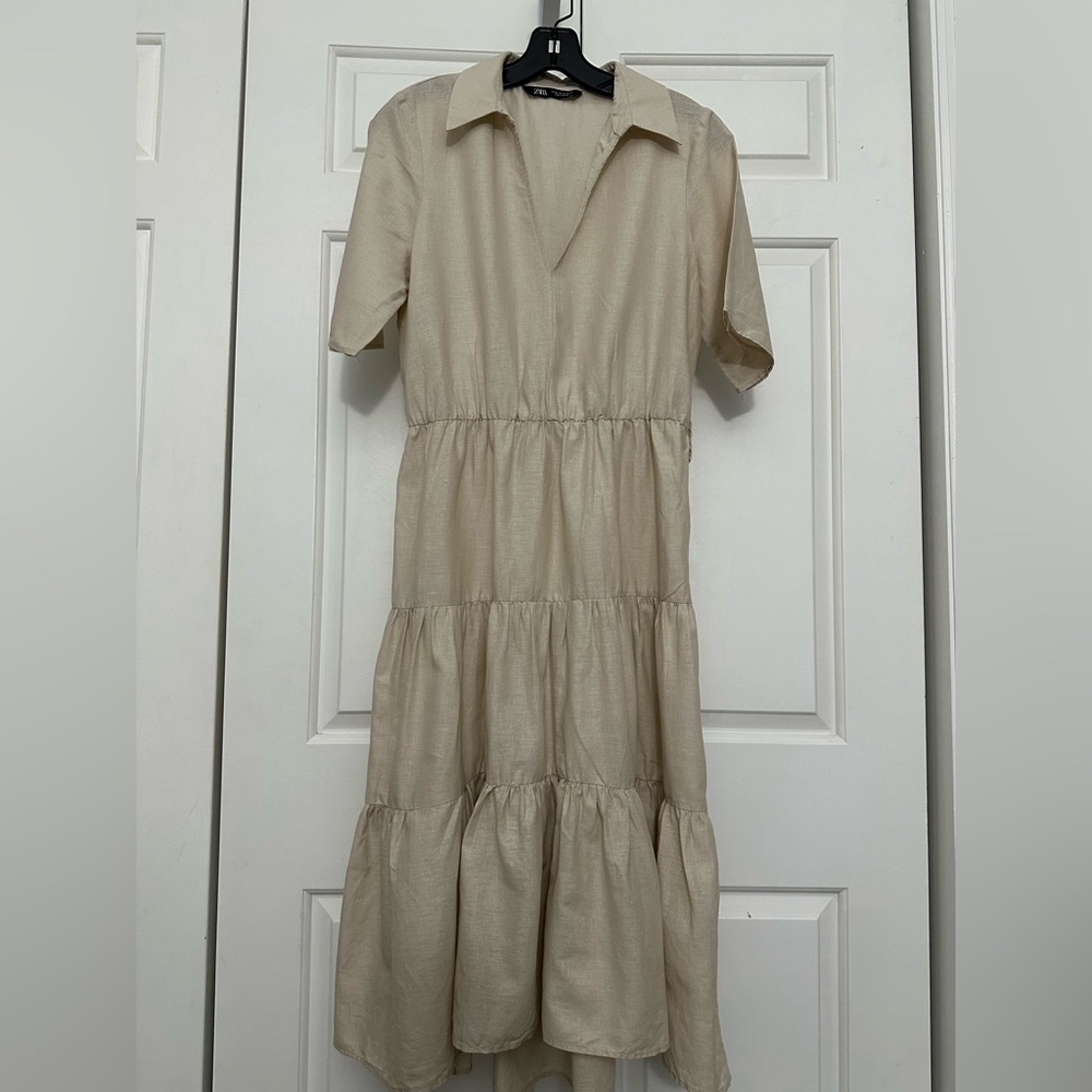 Zara Tiered Hi Lo Dress